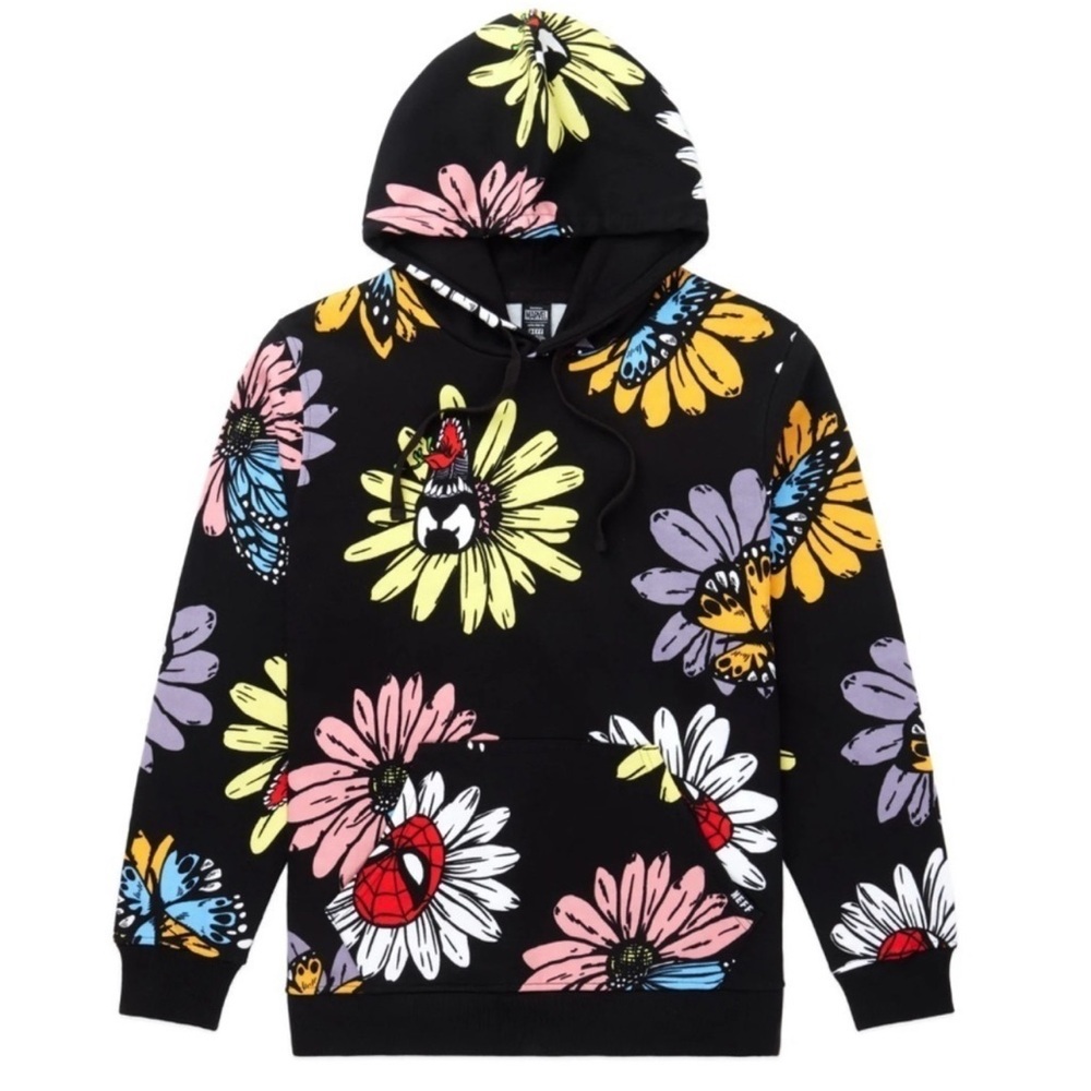 NEFF Marvel Spider-Man sweatshirt unisex size Large oversized hoodie